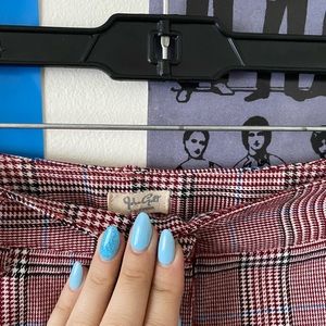 BRANDY PLAID TROUSER PANTS🥀